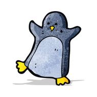 Cute cartoon penguin N3