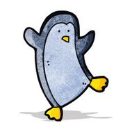 Cute cartoon penguin N4