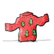cartoon woollen jumper N3