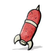 Cartoon Rocket N21