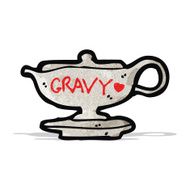 cartoon gravy boat