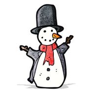 traditional snowman N2