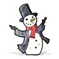 traditional snowman N3