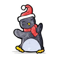 Cute cartoon penguin N6