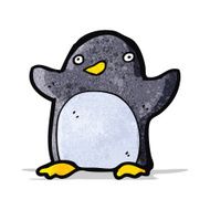 Cute cartoon penguin N8