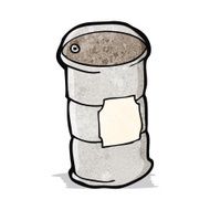 Cartoon Oil Barrel N4