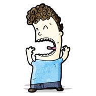 cartoon screaming man N4