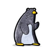 funny cartoon penguin N3