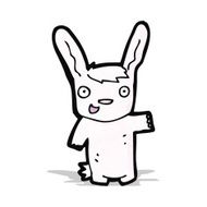cartoon pink rabbit N8