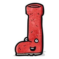 cartoon wellington boot N4