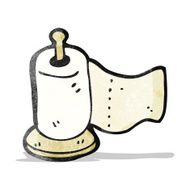 cartoon kitchen roll