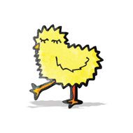 cartoon fluffy chick N2