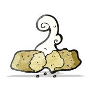 hot bread cartoon