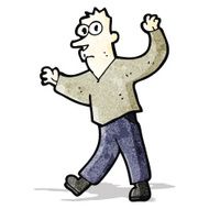 cartoon surprised man N6