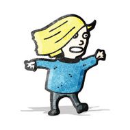 cartoon blond woman N8