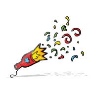 cartoon party popper N3