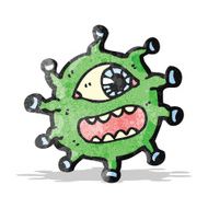 cartoon alien monster N9