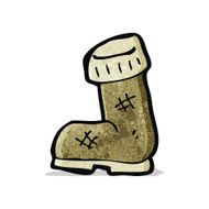 cartoon old boot N4