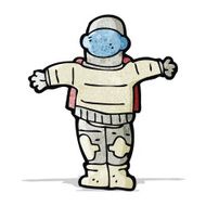 Cartoon Astronaut N19