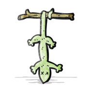 cartoon dead lizard N3