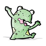 Cartoon Frog N44