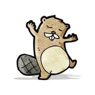 funny cartoon beaver N4
