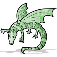 Cartoon Dragon N17