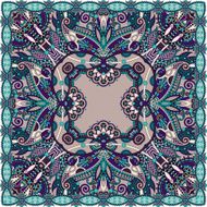 Traditional ornamental floral paisley bandanna N72