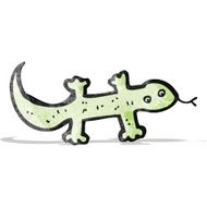 Cartoon Lizard N22