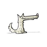 Cartoon Wolf N30