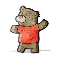 cartoon teddy bear N14