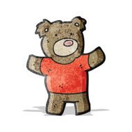 cartoon teddy bear N15