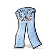cartoon jeans