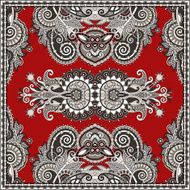 Traditional ornamental floral paisley bandanna N89