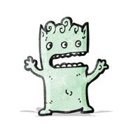 cartoon little alien N2