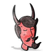 Cartoon Devil Face N3