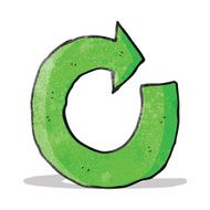 cartoon circular arrow N3