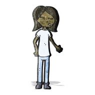 cartoon teenager