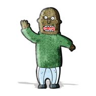 cartoon bald man N7