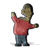 cartoon singing man