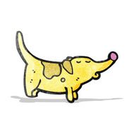 cartoon little dog N18