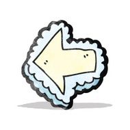 cartoon decorative arrow N10