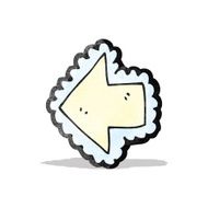 cartoon decorative arrow N14