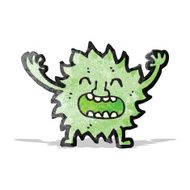 cartoon furry little monster N6