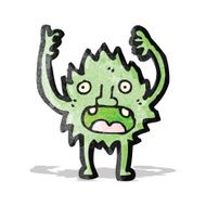 cartoon furry little monster N7