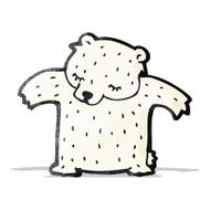 Cartoon Polar Bear N33