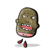 gross severed head cartoon N4