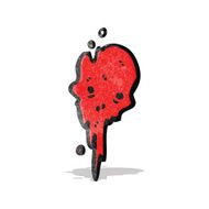 gross melting skull cartoon