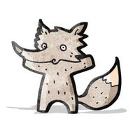 Cartoon Wolf N40
