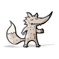 Cartoon Wolf N43